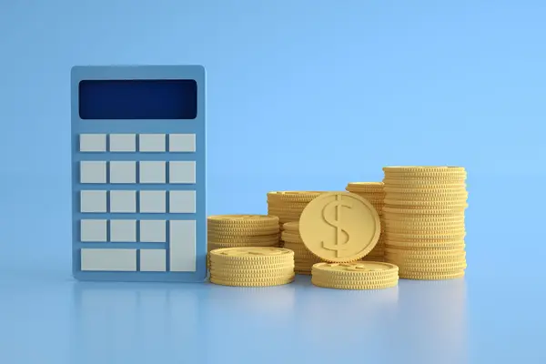 Calculadora y monedas